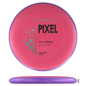 Axiom Discs Simon Line Electron Pixel - Red / Violet - Powergrip USA
