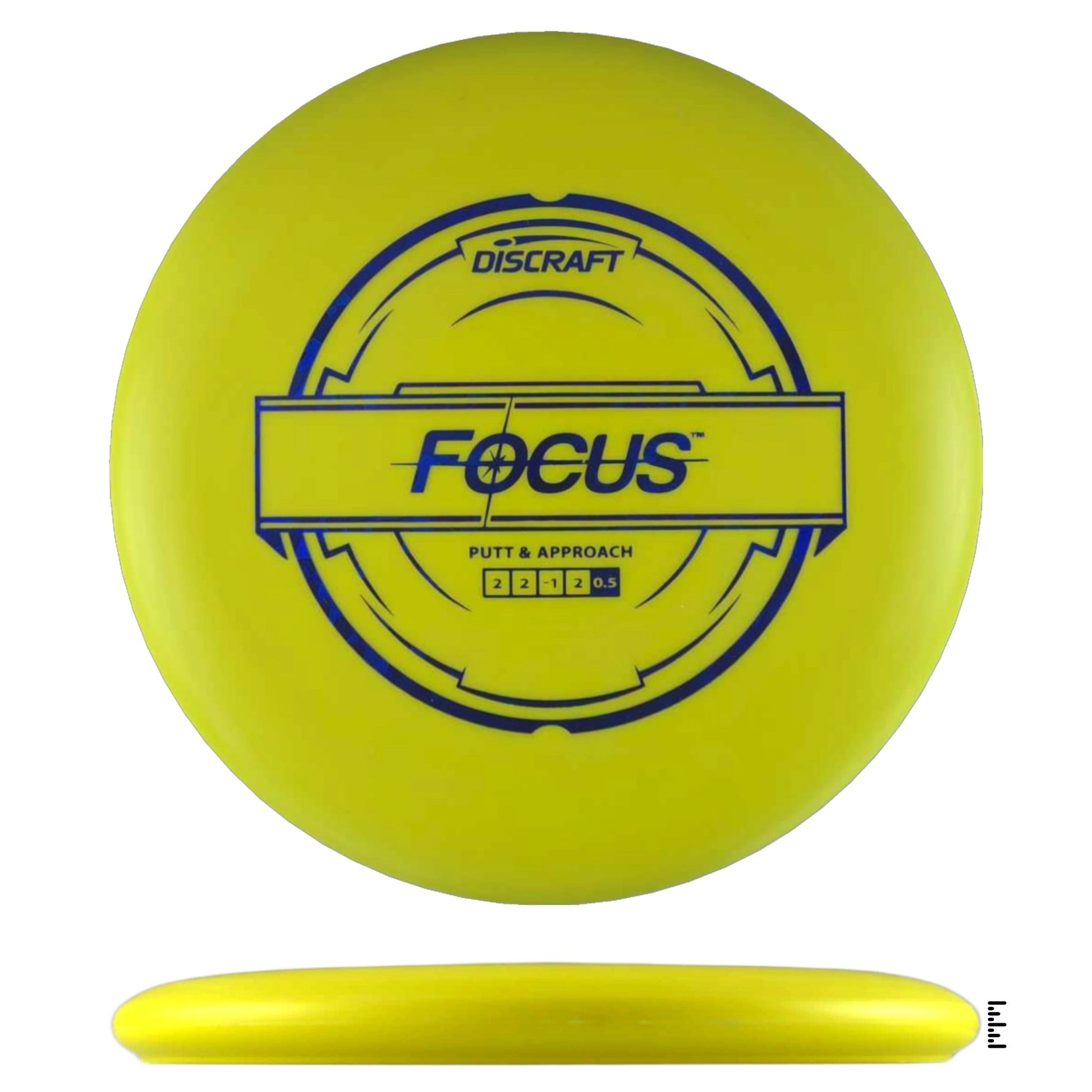 Discraft Putter Line Focus - Yellow - Powergrip USA