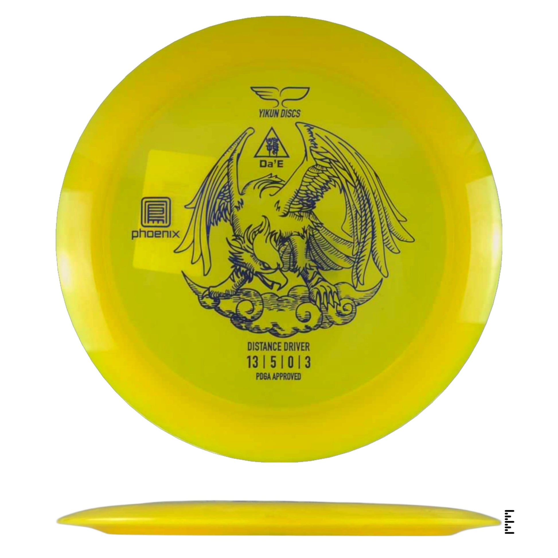 Yikun Discs Phoenix Da’E - Yellow - Powergrip USA