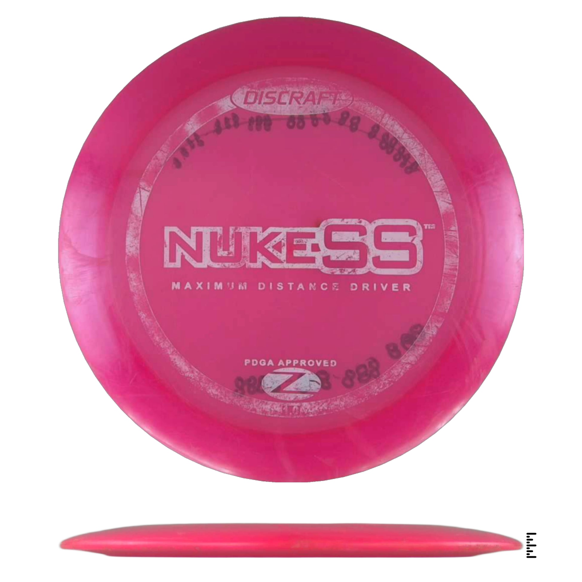 Pink Discraft Nuke SS disc golf driver