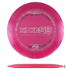 Pink Discraft Nuke SS disc golf driver