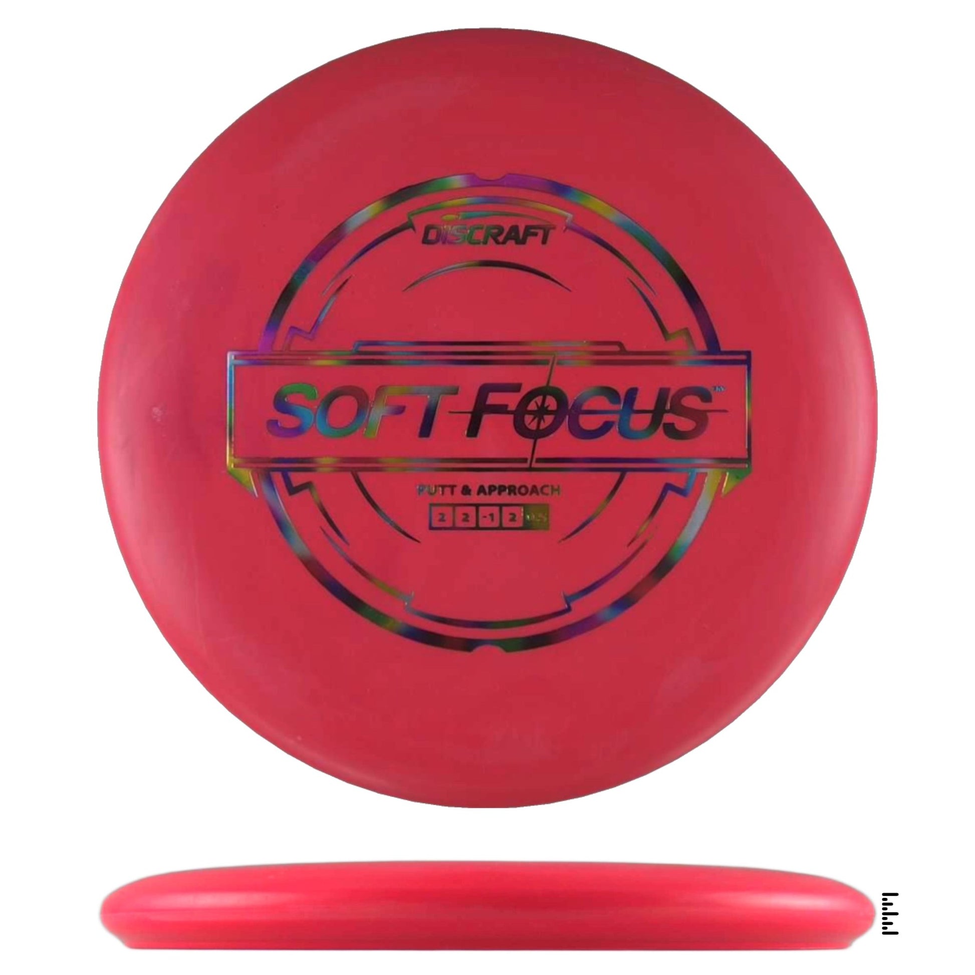 Discraft Putter Line Soft Focus - Red - Powergrip USA