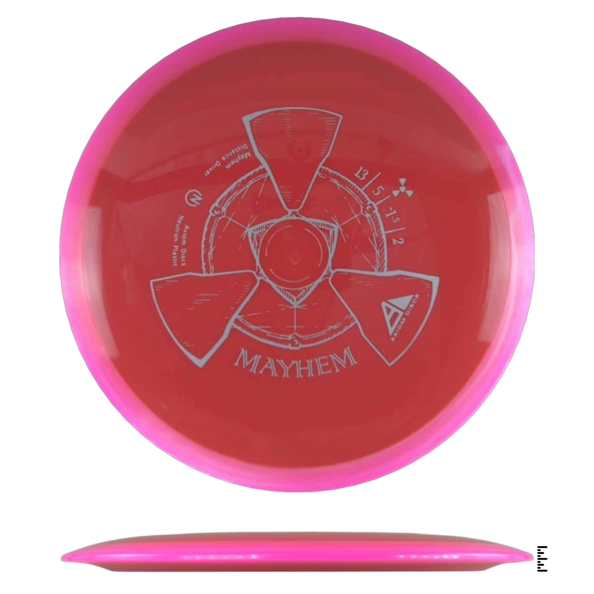 Axiom Discs Neutron Mayhem - Red / Magenta - Powergrip USA