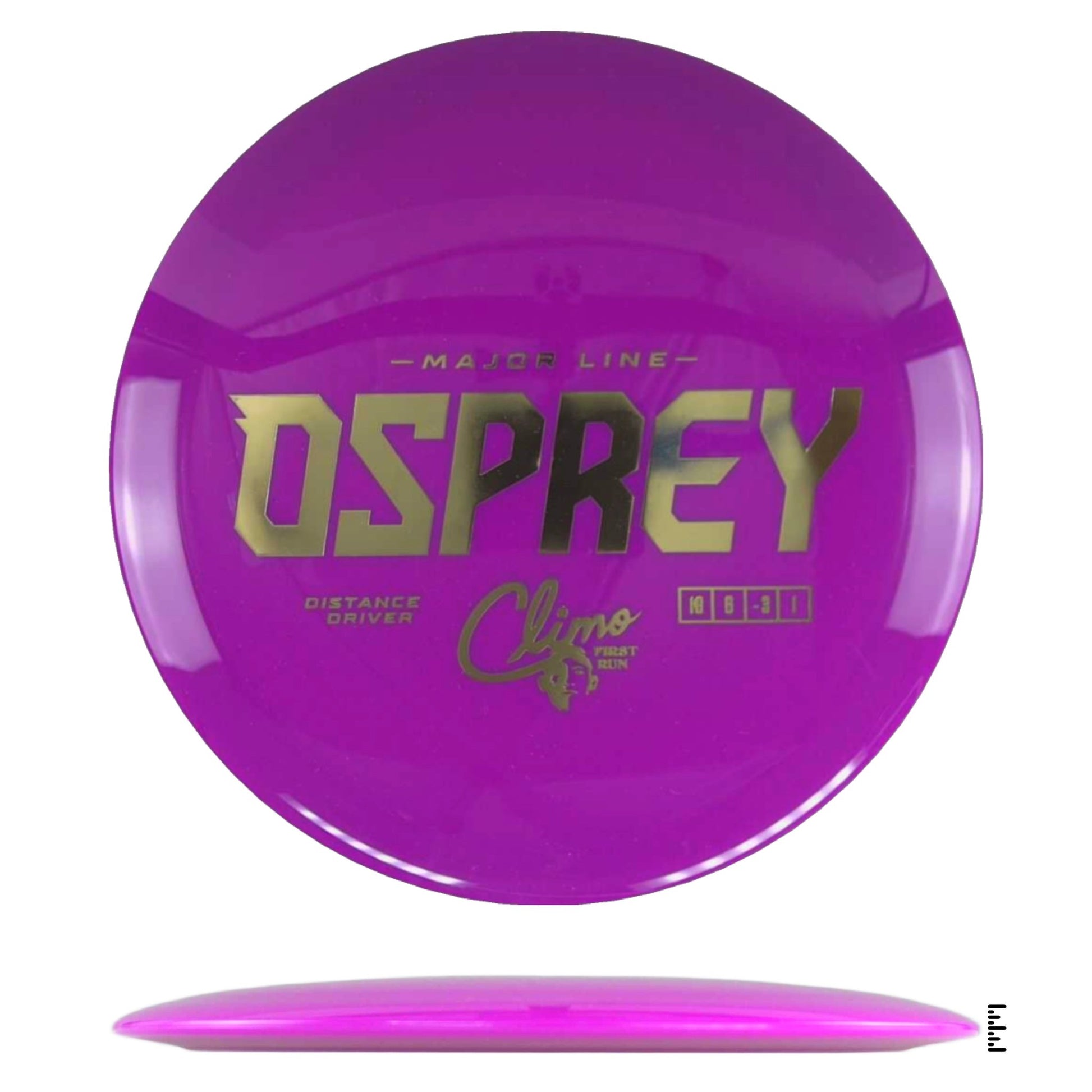 Climo Disc Golf Major Line Osprey First Run - Violet - Powergrip USA