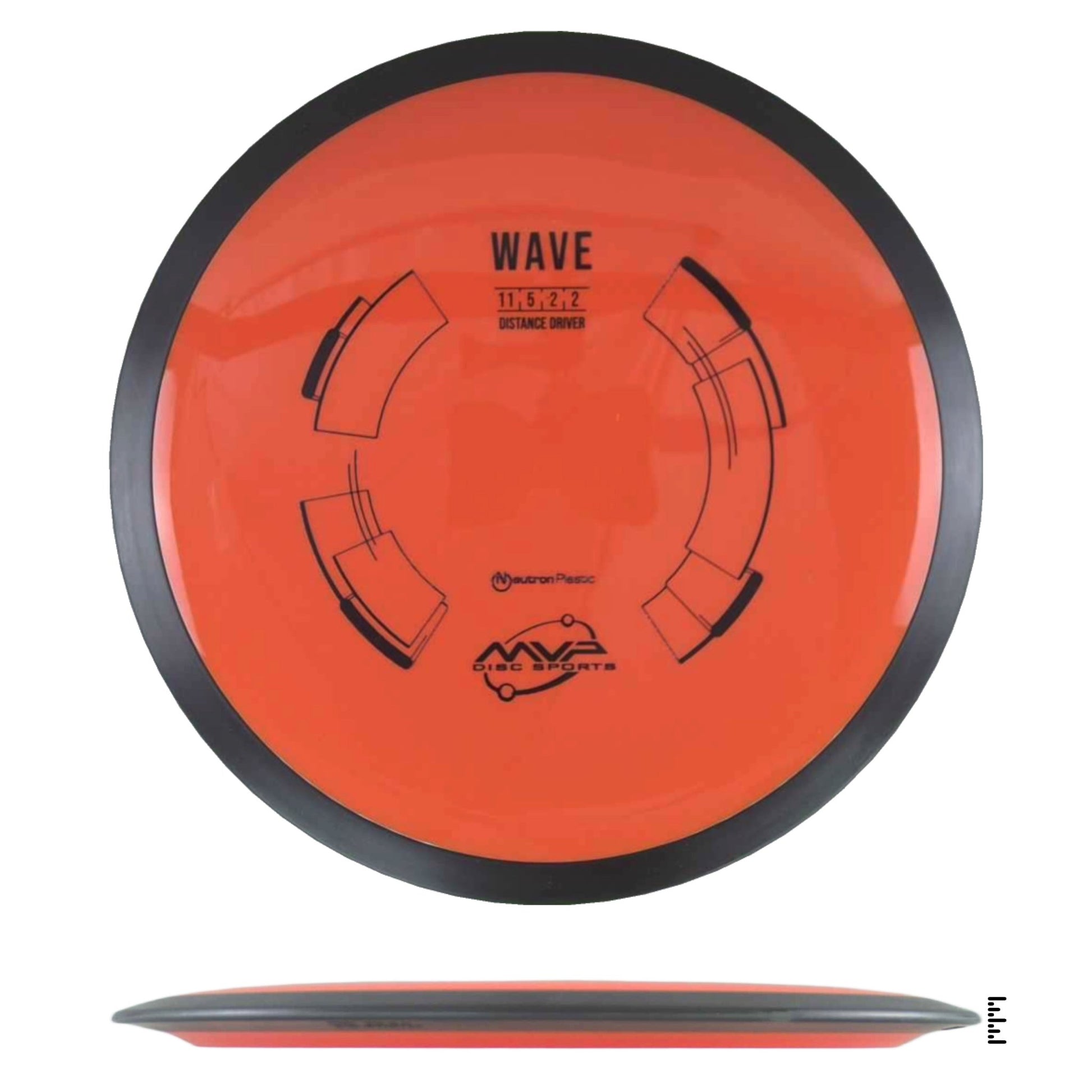 MVP Disc Sports Neutron Wave - Orange - Powergrip USA