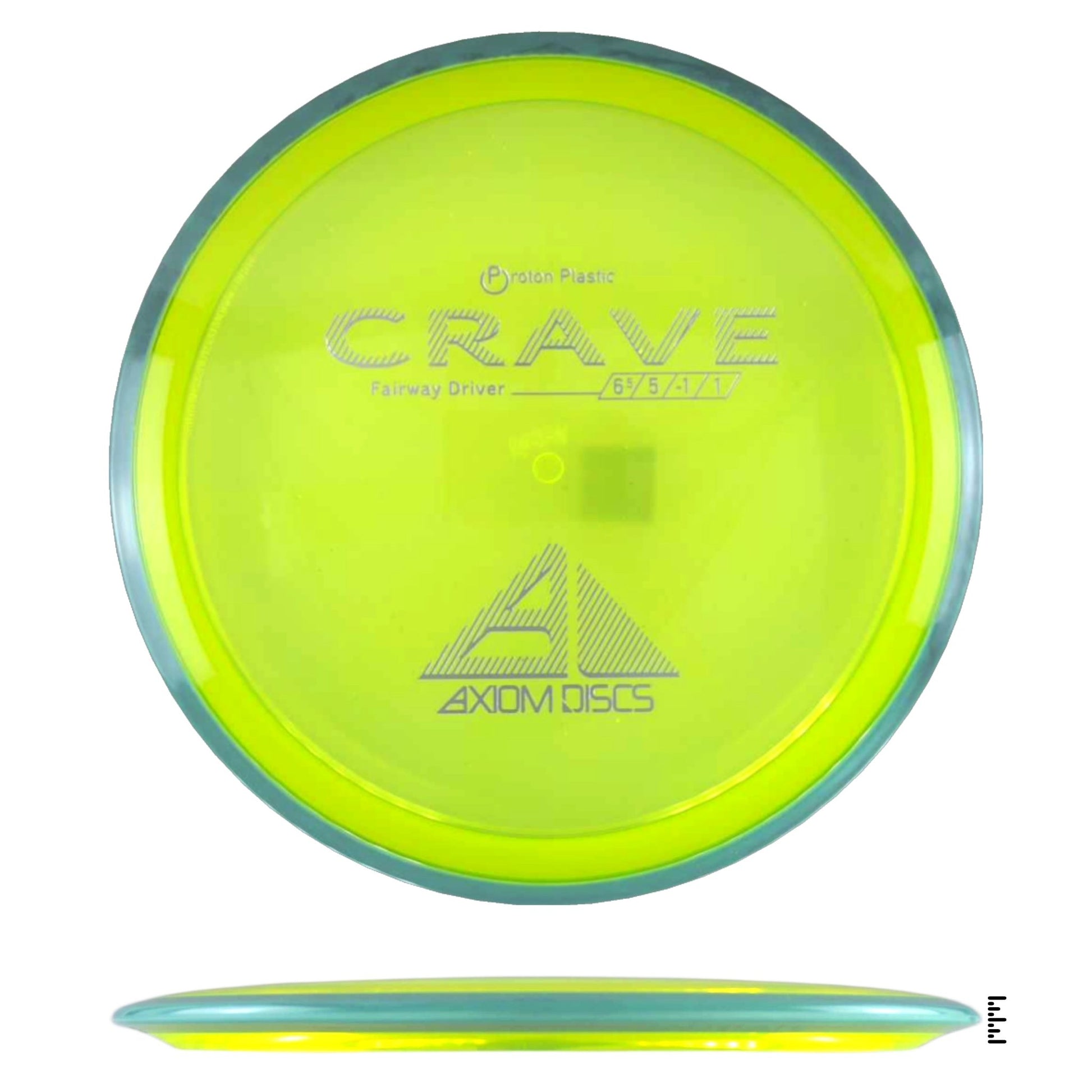 Axiom Discs Proton Crave - Fluorescent Yellow / Teal - Powergrip USA