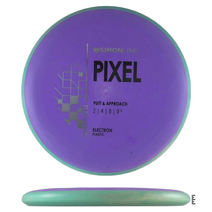 Axiom Discs Simon Line Electron Pixel - Violet / Turquoise - Powergrip USA