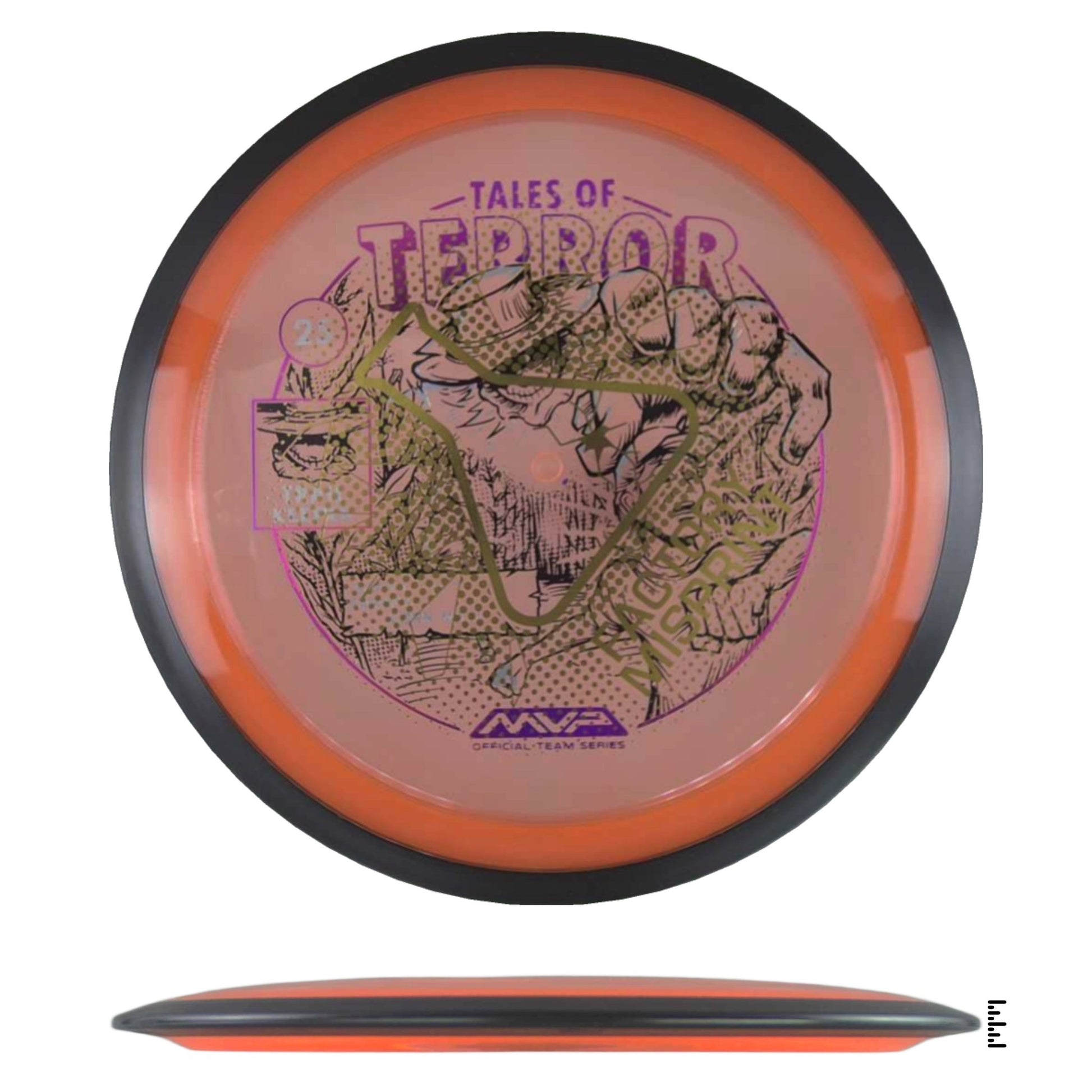 MVP Disc Sports Proton Trail Factory Misprint - Orange - Powergrip USA