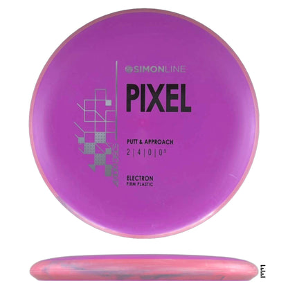 Axiom Discs Simon Line Electron Firm Pixel - Violet / Light Red - Powergrip USA