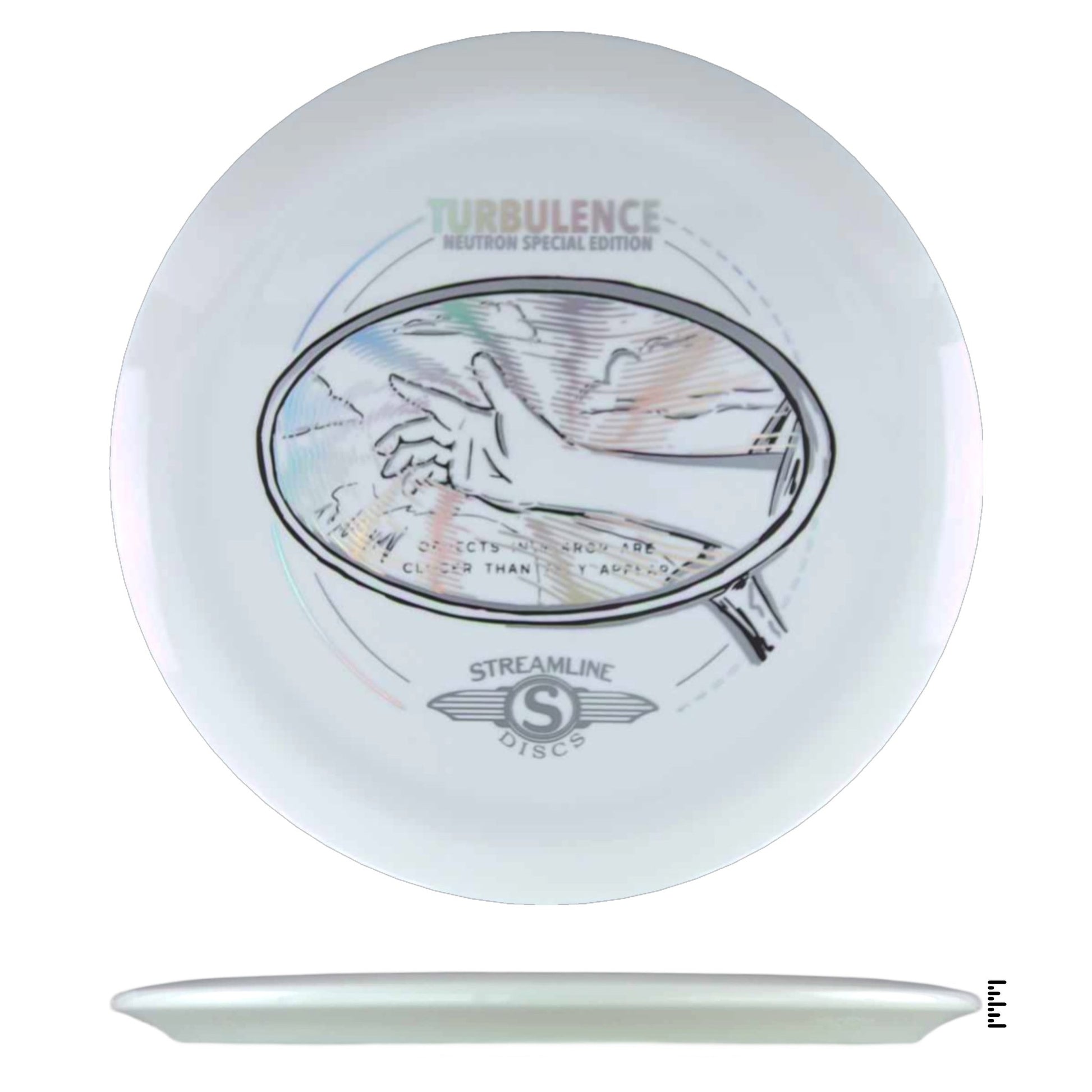 Streamline Discs Neutron Turbulence Special Edition - White - Powergrip USA
