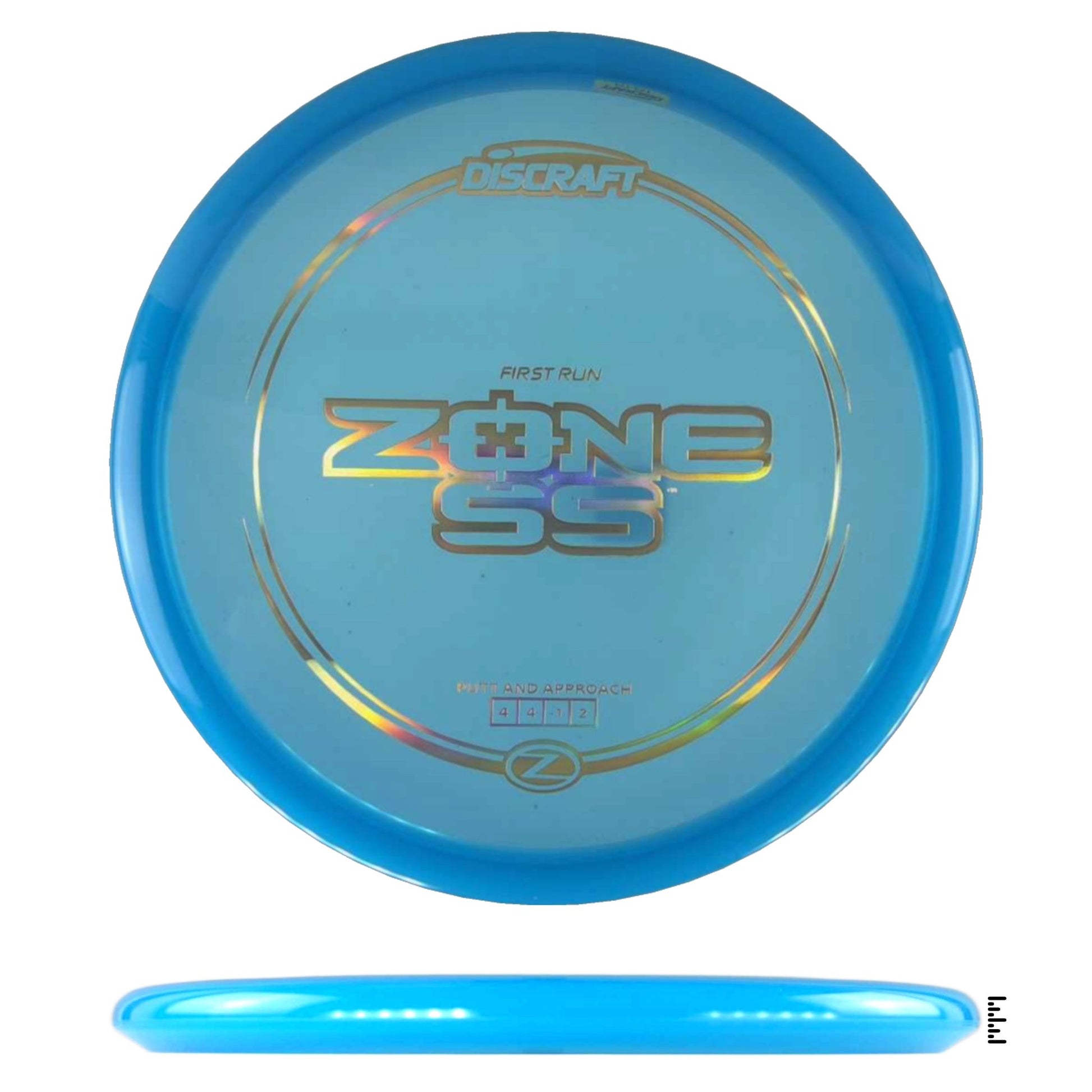 Discraft Z Line Zone SS - First Run - Blue - Powergrip USA