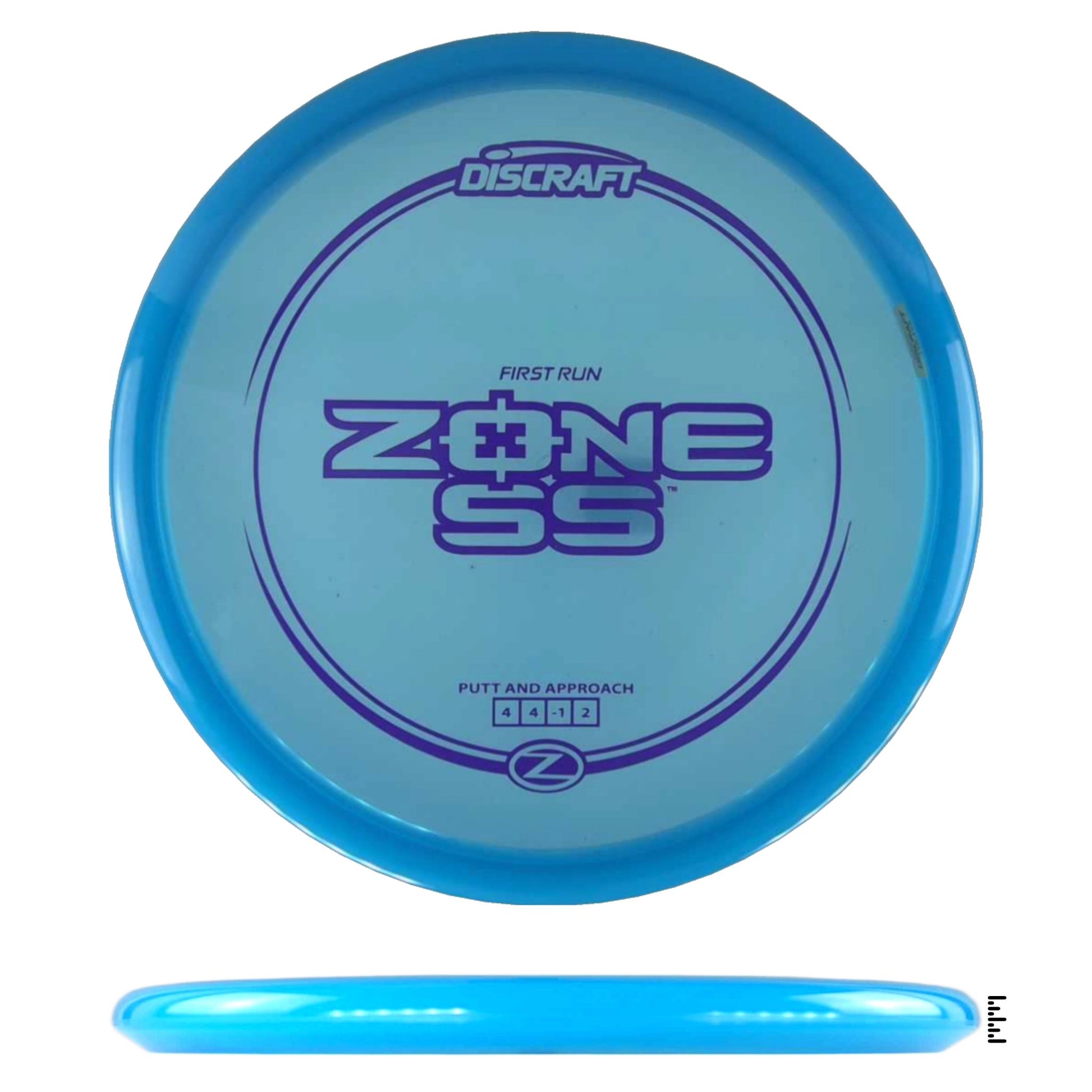 Discraft Z Line Zone SS - First Run - Blue - Powergrip USA