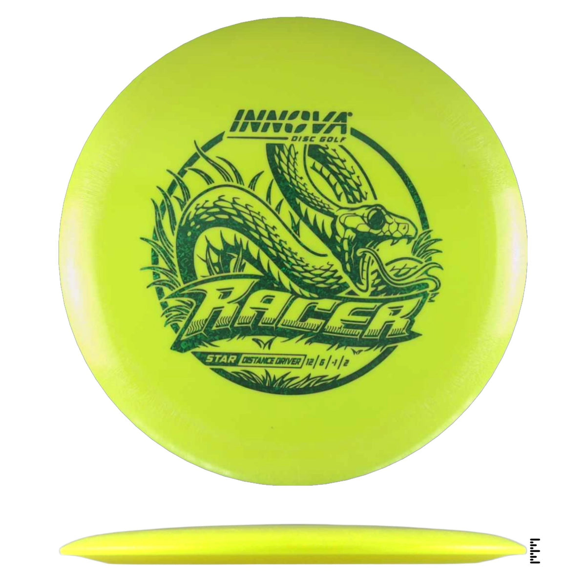 Yellow Rakerd Disc Innova Star Racer | Driver | Disc Golf
