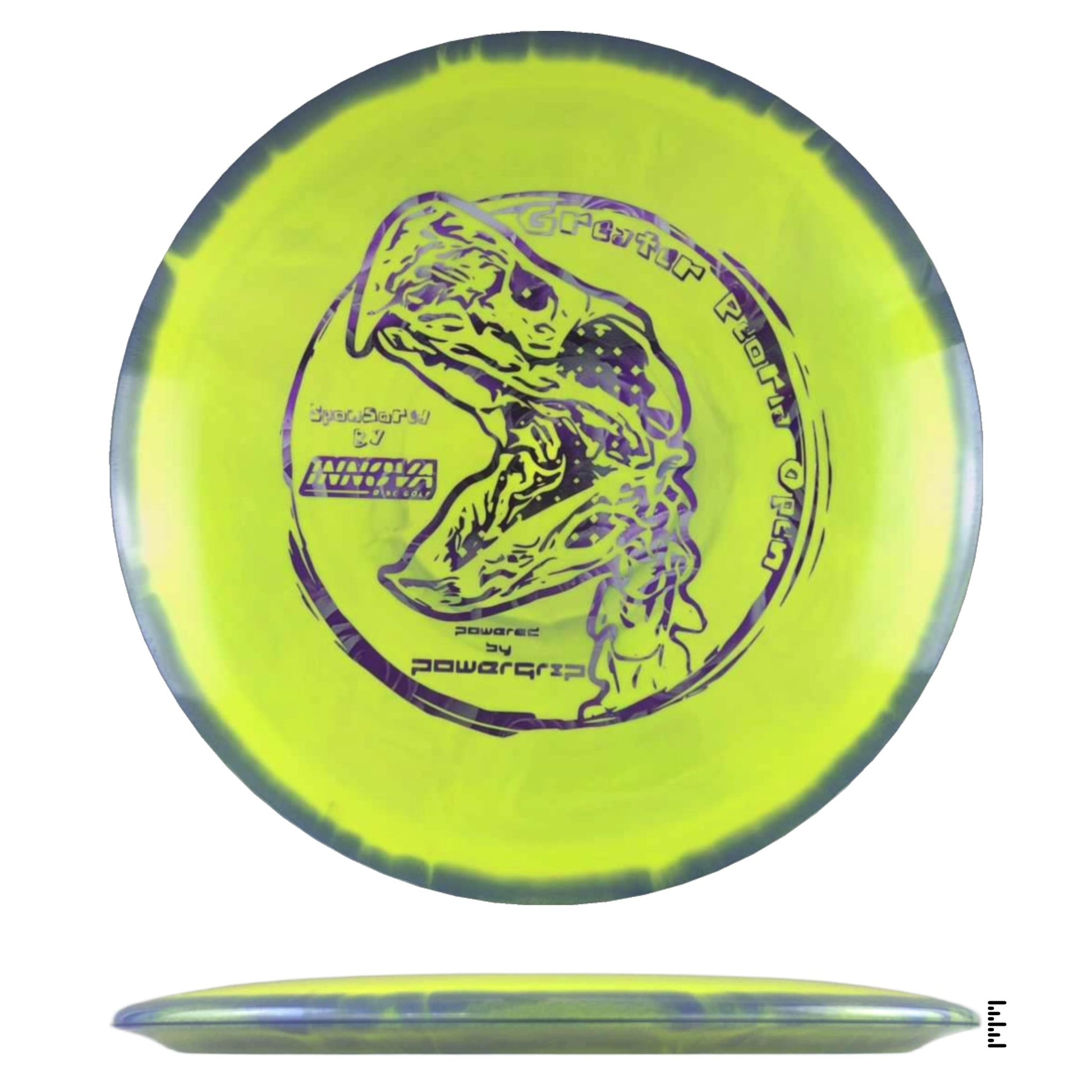 Innova Halo TeeBird3 - 2024 Greater Peoria Open - Yellow / Violet - Powergrip USA