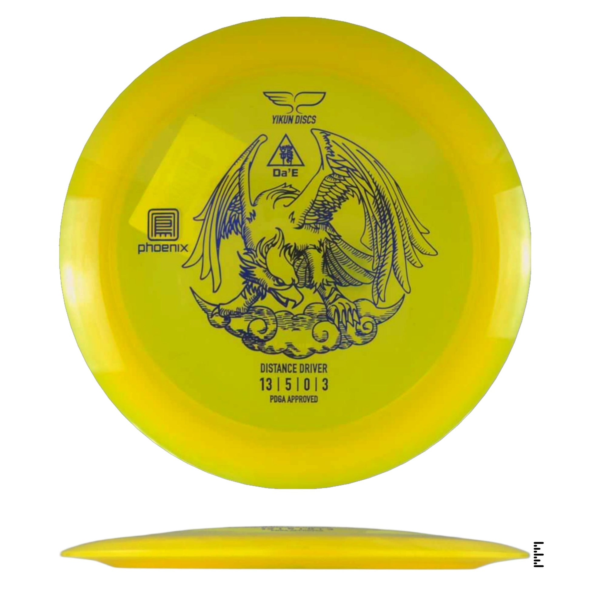 Yikun Discs Phoenix Da’E - Yellow - Powergrip USA
