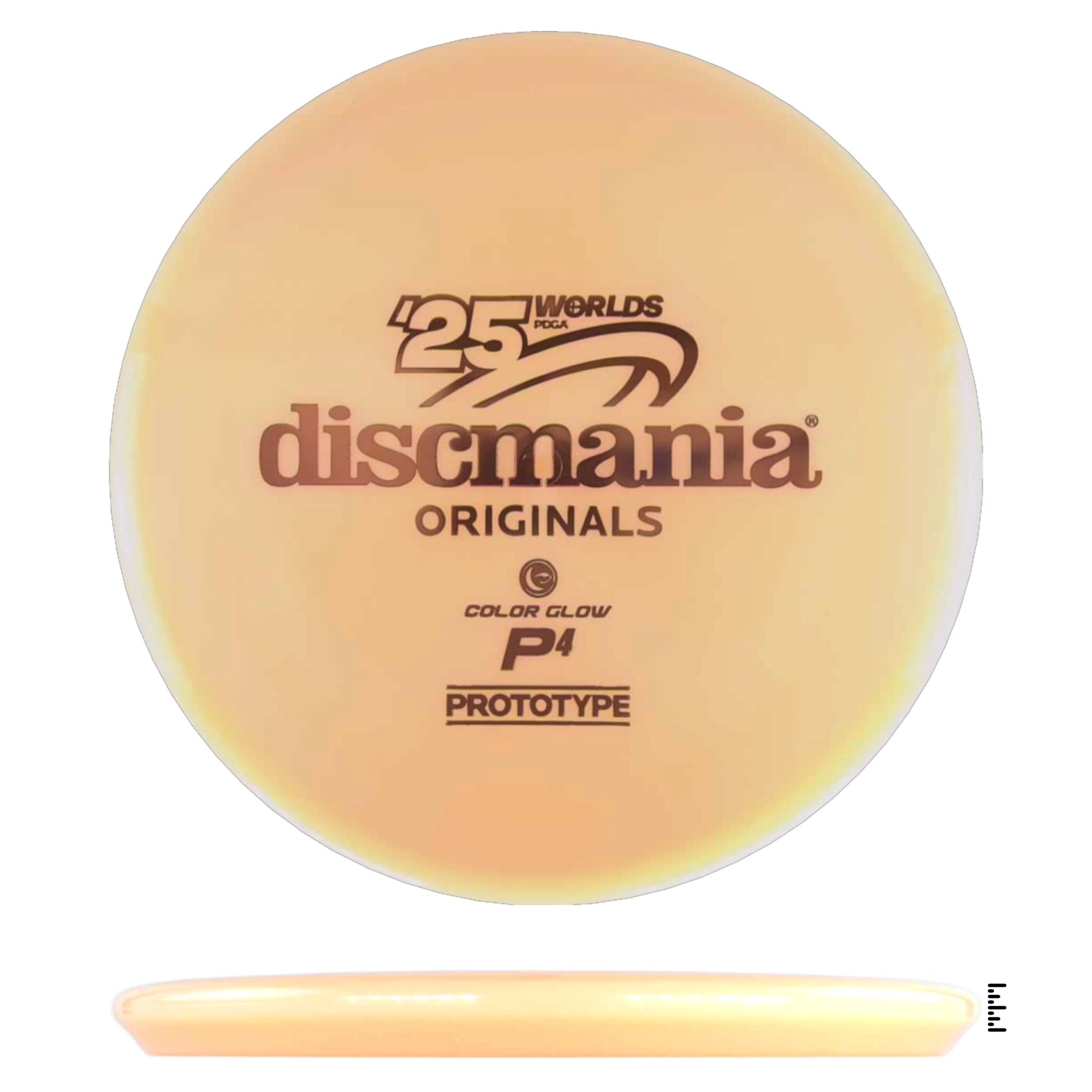 Color Glow C - Line P4 Prototype 2025 Worlds - Cream - Powergrip USA