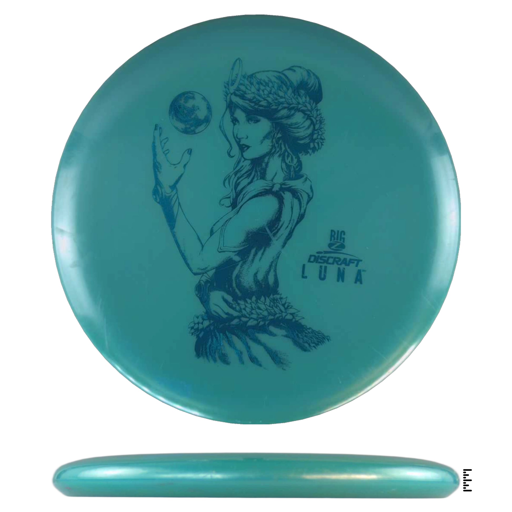 Discraft Luna disc with woman graphic