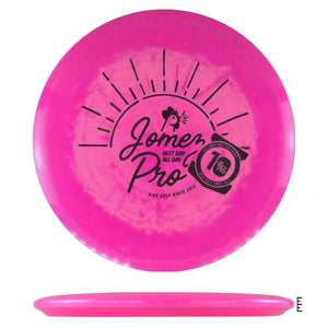 Pink Jones Pro disc golf disc