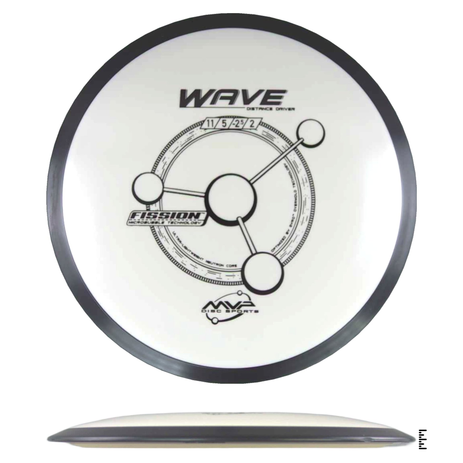 MVP Disc Sports Fission Wave - White - Powergrip USA