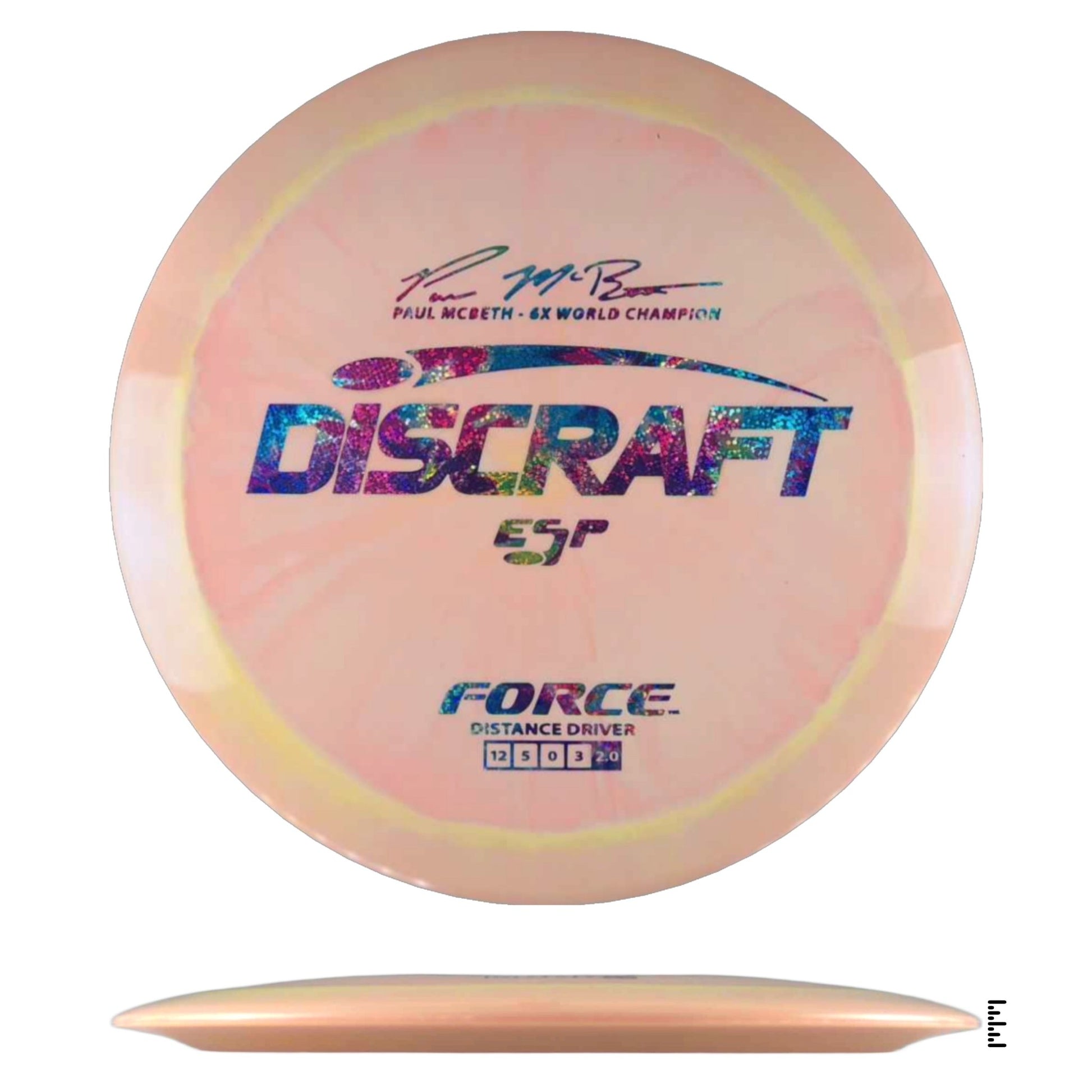 Discraft ESP Force Paul McBeth 5x - Light Orange - Powergrip USA