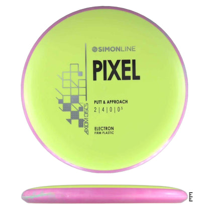 Axiom Discs Simon Line Electron Firm Pixel - Fluorescent Yellow / Pink - Powergrip USA