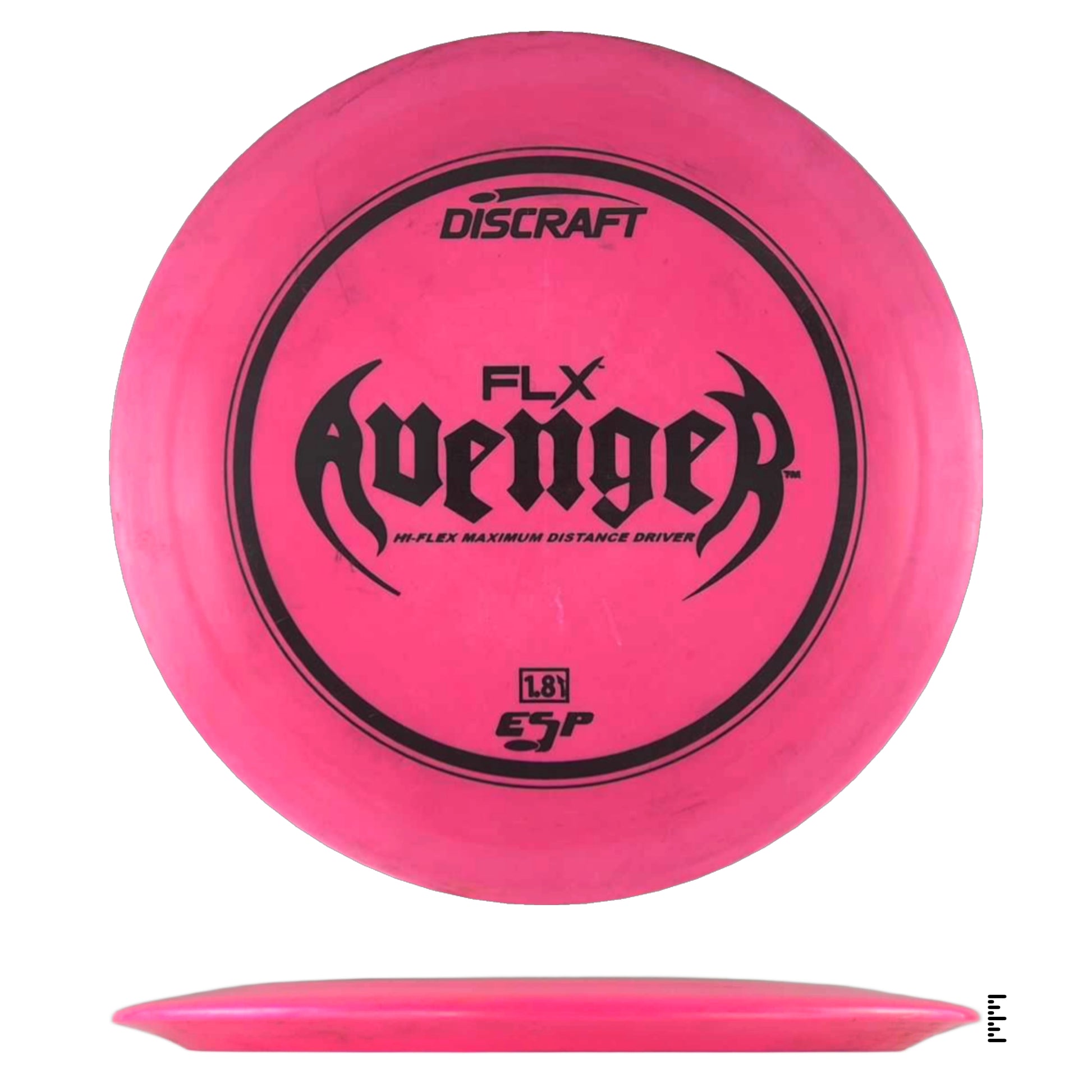 Pink Discraft FLX Avenger disc golf driver