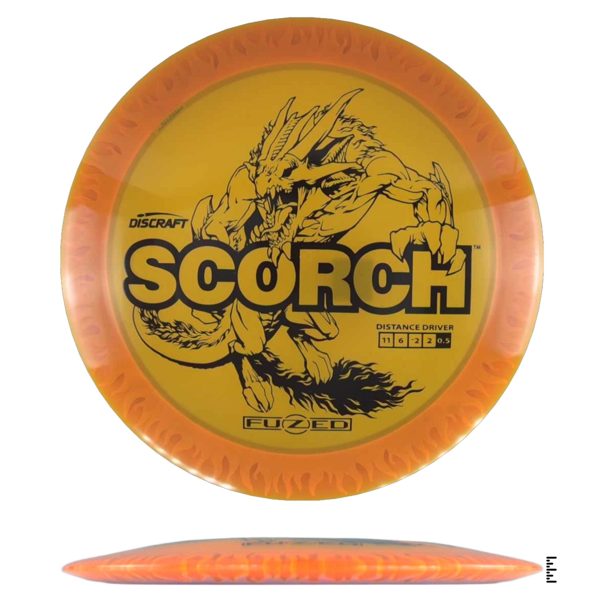 Discraft Fuzed Line Scorch - Orange / Plum - Powergrip USA