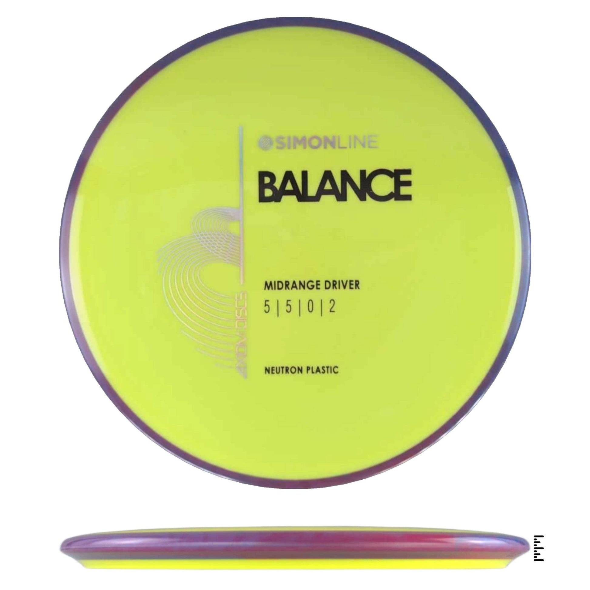 Axiom Discs Neutron Balance - Yellow / Violet - Powergrip USA