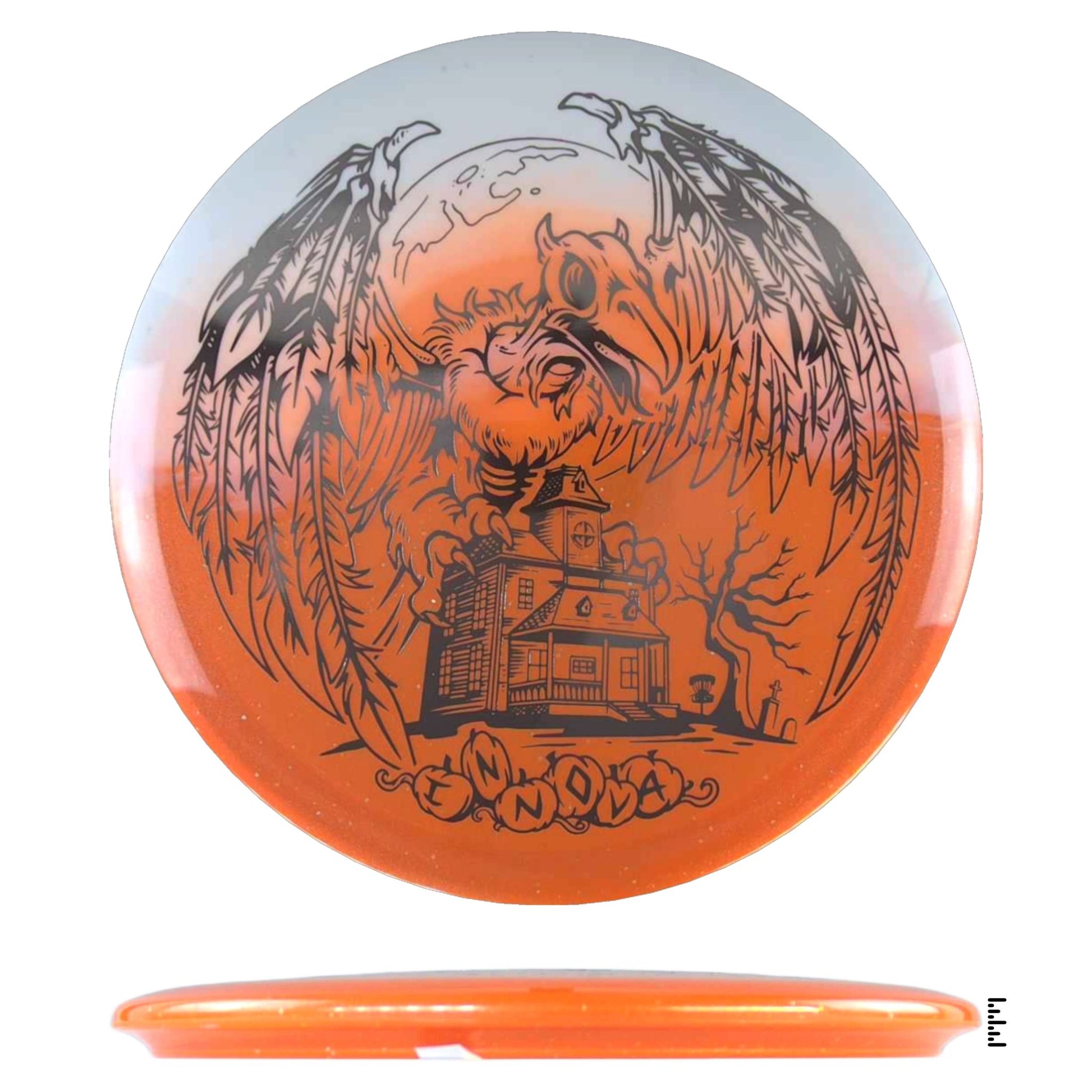 Innova Duo Roc3 - 2025 Halloween Edition - White / Orange - Duo - Powergrip USA