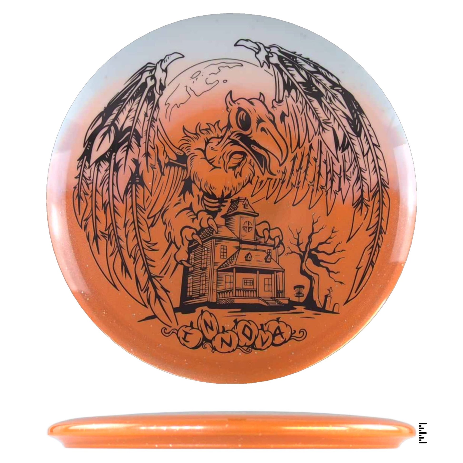 Innova Duo Roc3 - 2025 Halloween Edition - White / Orange - Duo - Powergrip USA