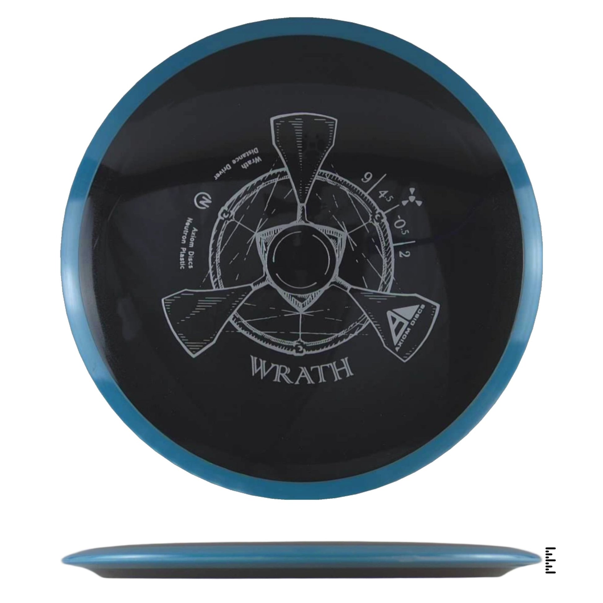 Axiom Discs Neutron Wrath - Black / Blue - Powergrip USA