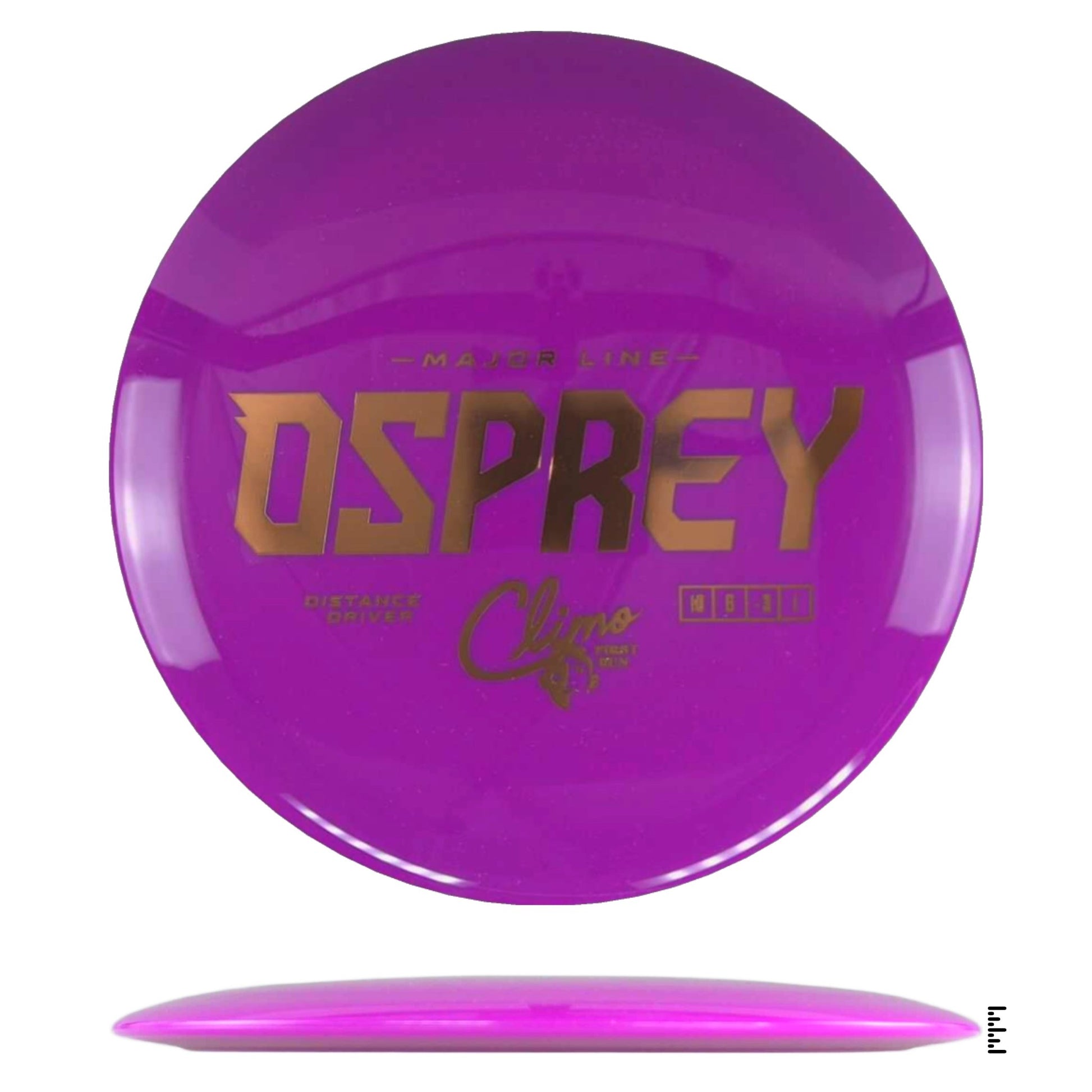 Climo Disc Golf Major Line Osprey First Run - Violet - Powergrip USA