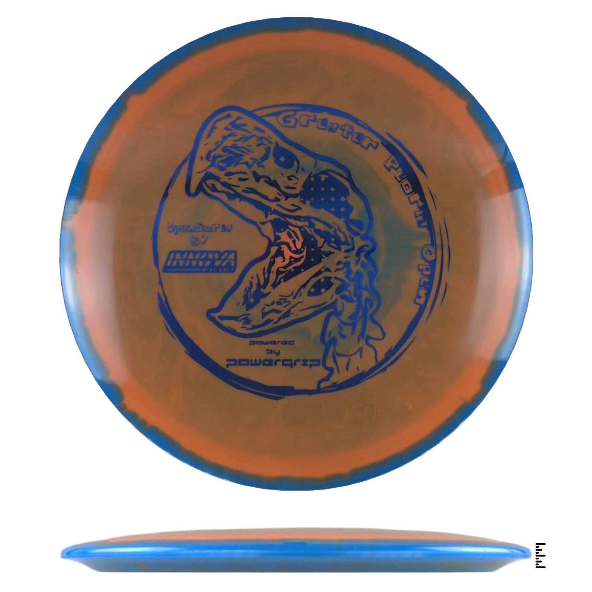 Innova Halo TeeBird3 - 2024 Greater Peoria Open - Orange / Blue - Powergrip USA