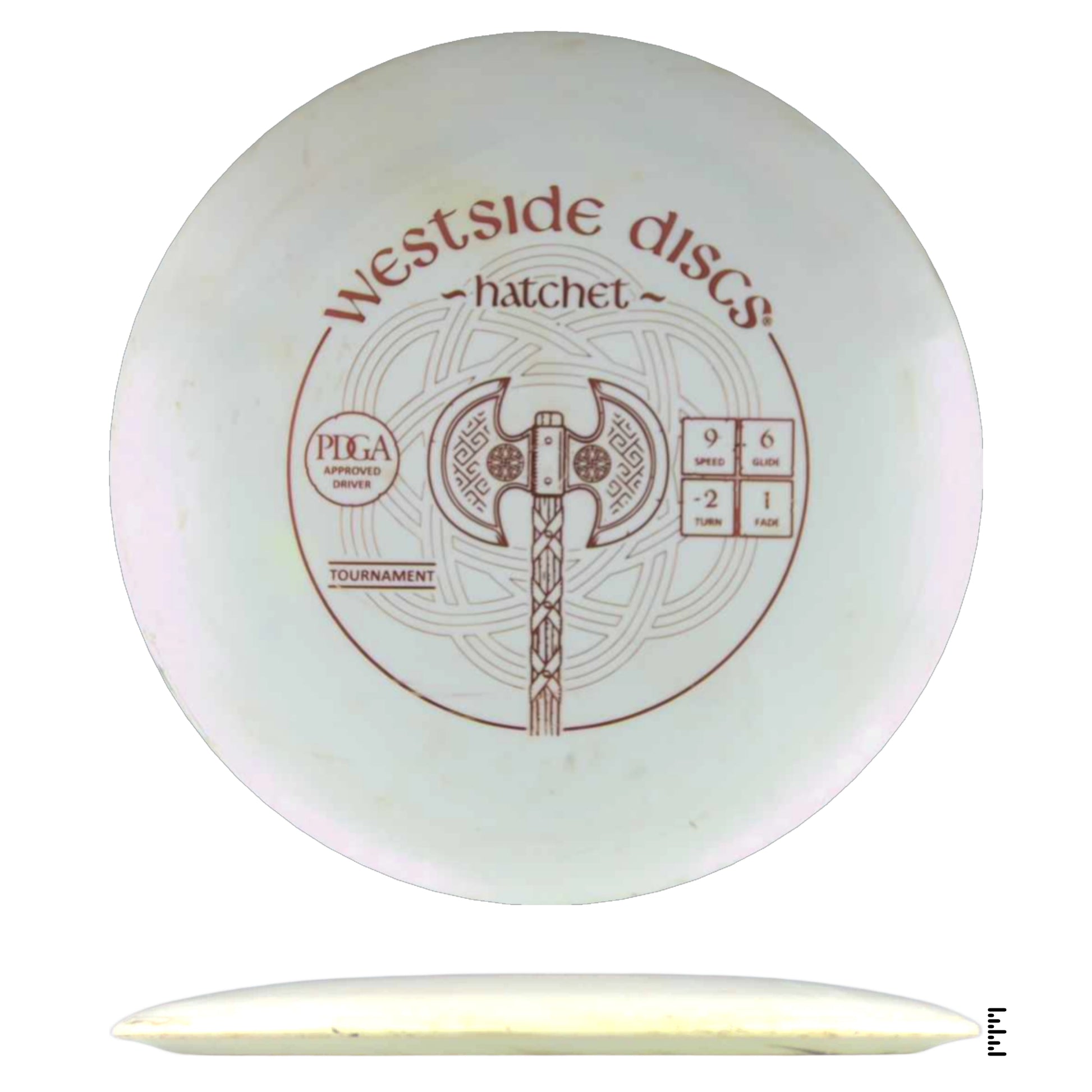 Westside Discs Hatchet disc golf disc
