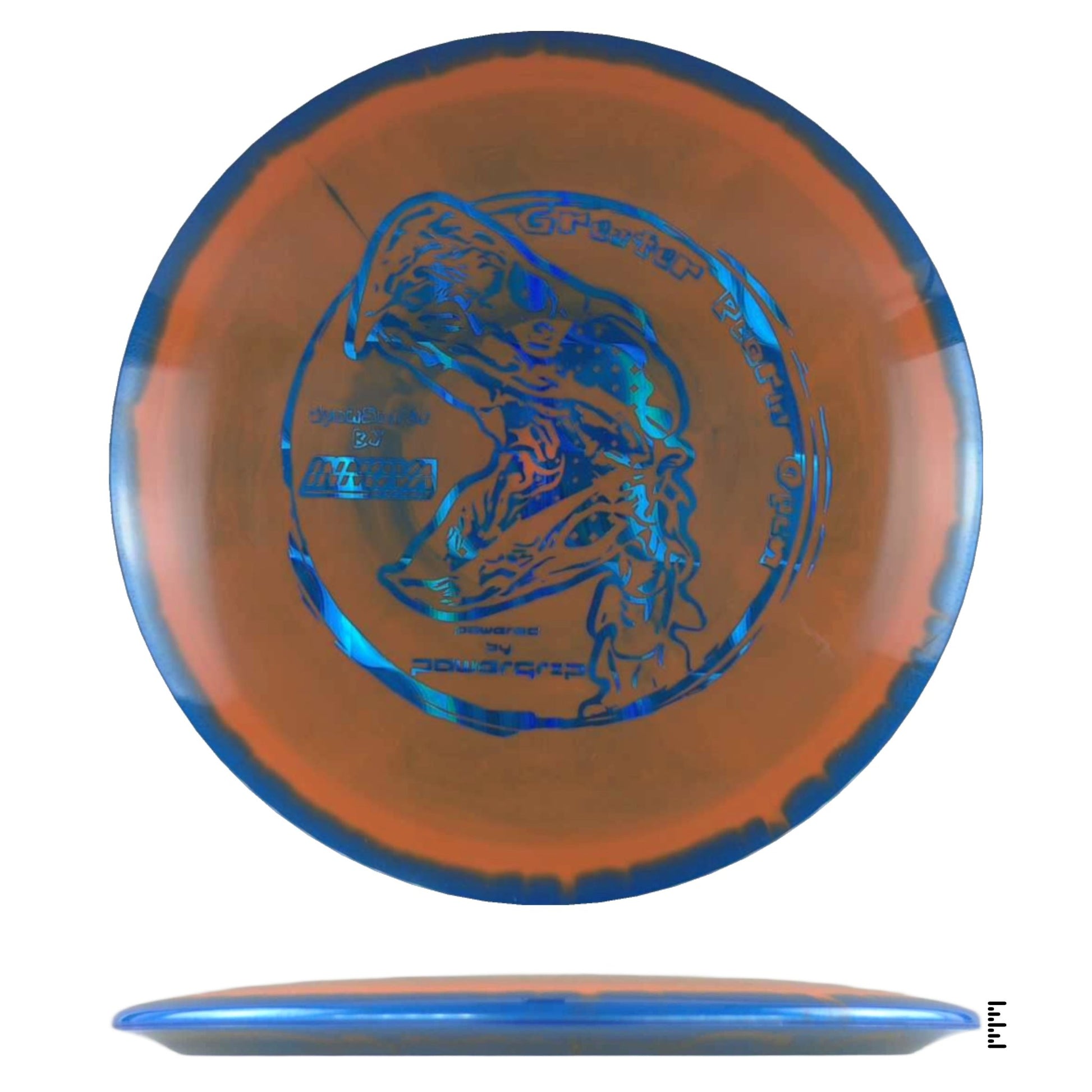 Innova Halo TeeBird3 - 2024 Greater Peoria Open - Orange / Blue - Powergrip USA