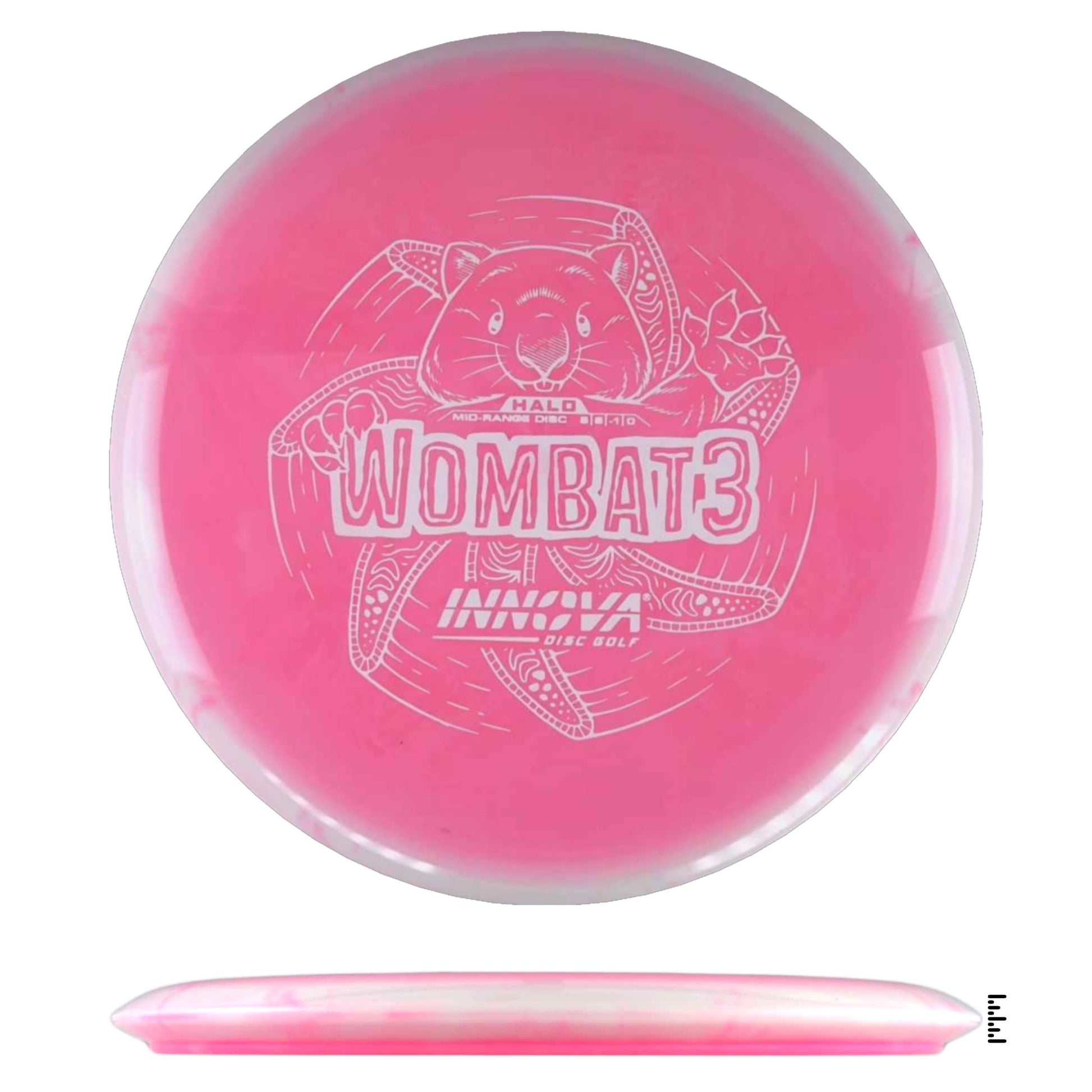 Innova Halo Star Wombat3 - Pink / White - Powergrip USA