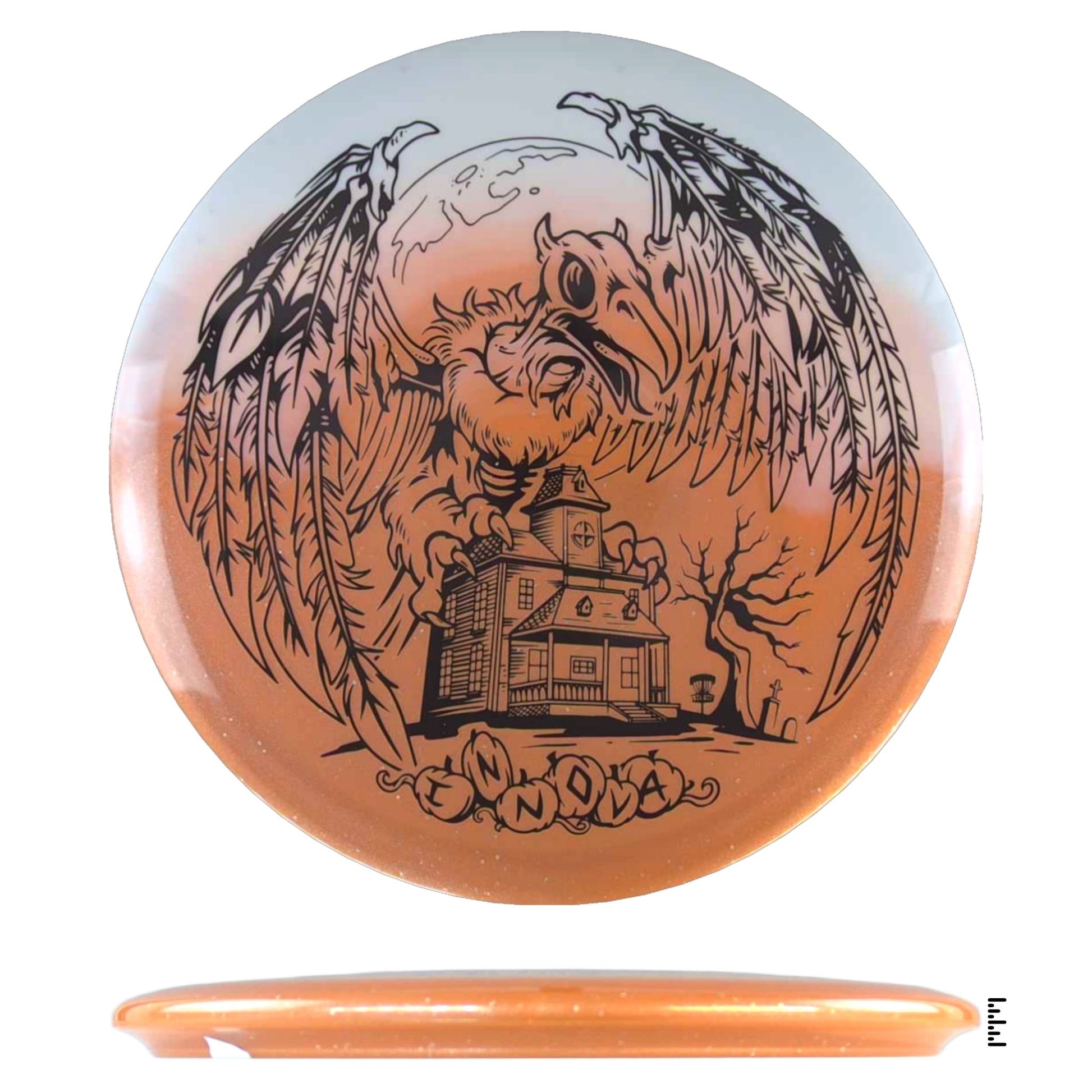 Innova Duo Roc3 - 2025 Halloween Edition - White / Orange - Duo - Powergrip USA