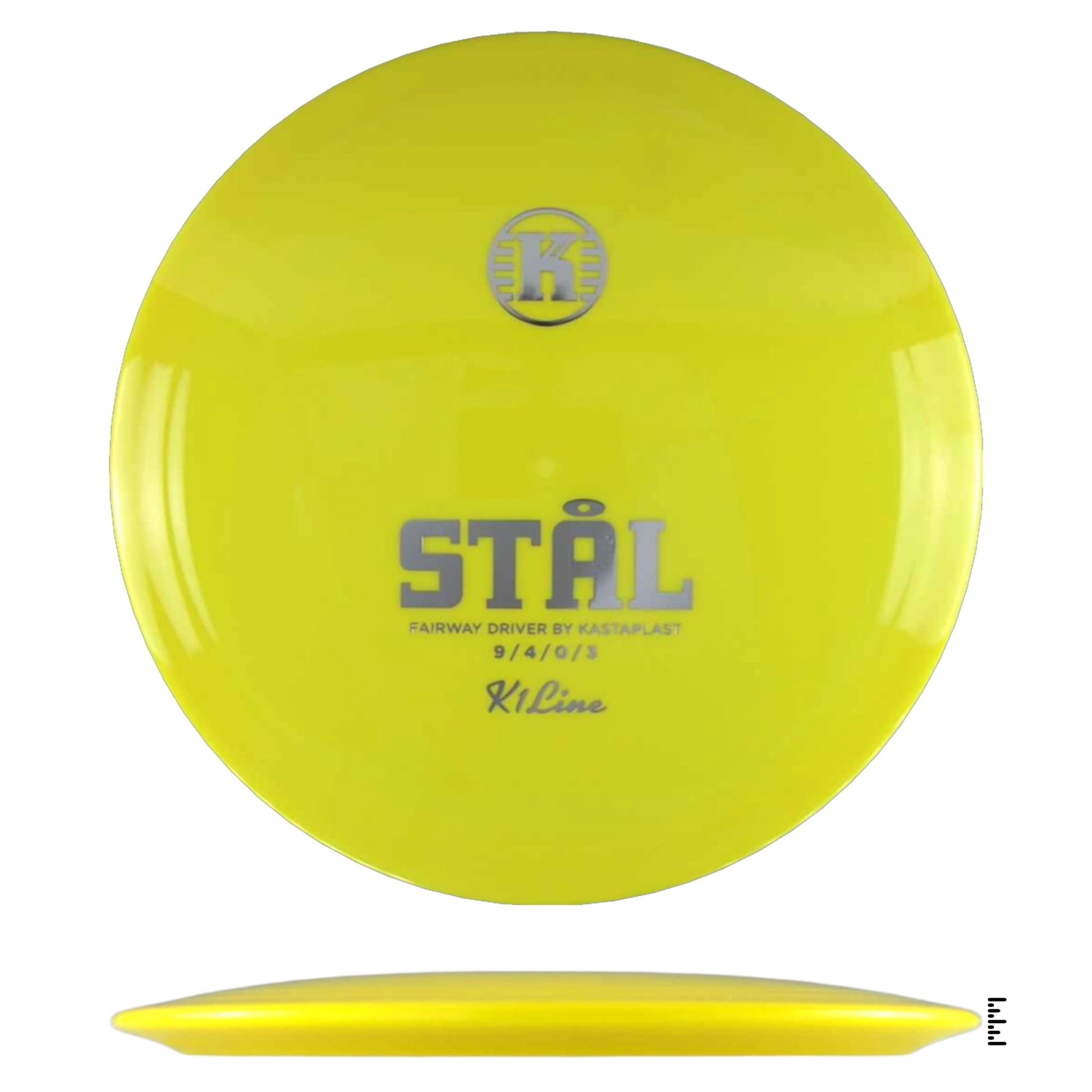Kastaplast K1 Stål - Yellow - Powergrip USA