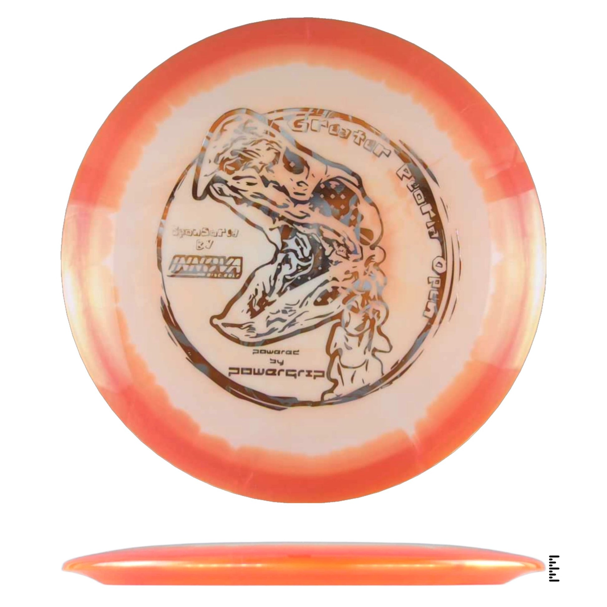Innova Halo ThunderBird - 2024 Greater Peoria Open - White / Orange - Powergrip USA