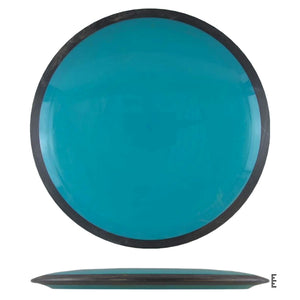 Teal disc golf disc