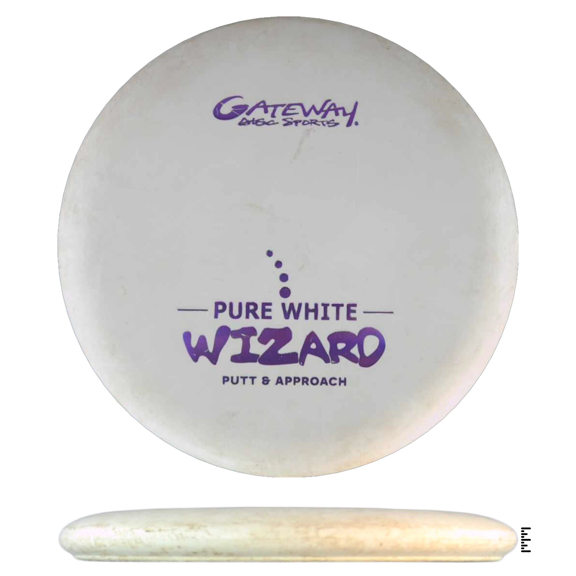Gateway Pure White Wizard disc golf putter