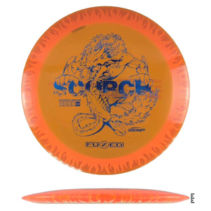 Discraft Fuzed Line Scorch Sample Run - Orange / White - Powergrip USA