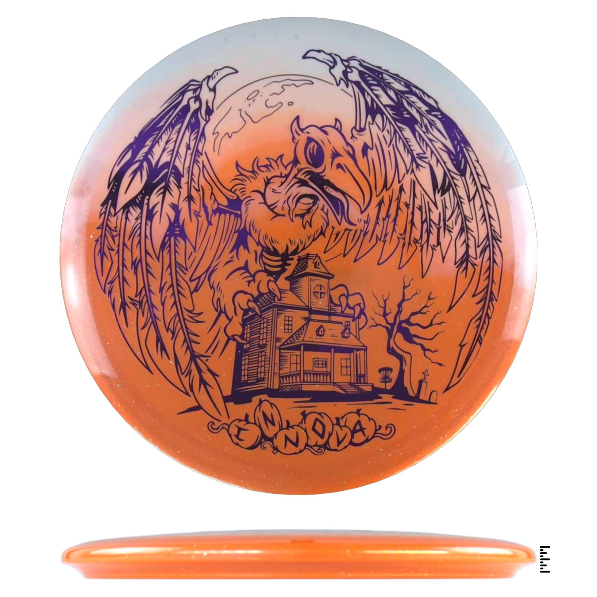 Innova Duo Roc3 - 2025 Halloween Edition - White / Orange - Duo - Powergrip USA