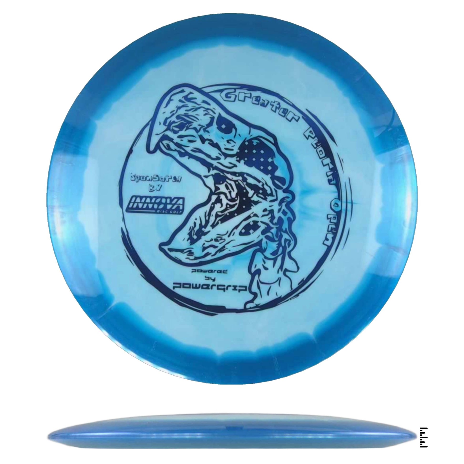 Innova Halo Roadrunner - 2024 Greater Peoria Open - White / Blue - Powergrip USA