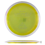 Yellow Innova Mayhem disc golf disc