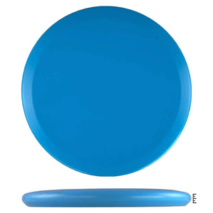 Blue disc golf disc