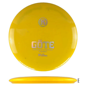 Yellow disc golf disc GOTE (c2f4a653)
