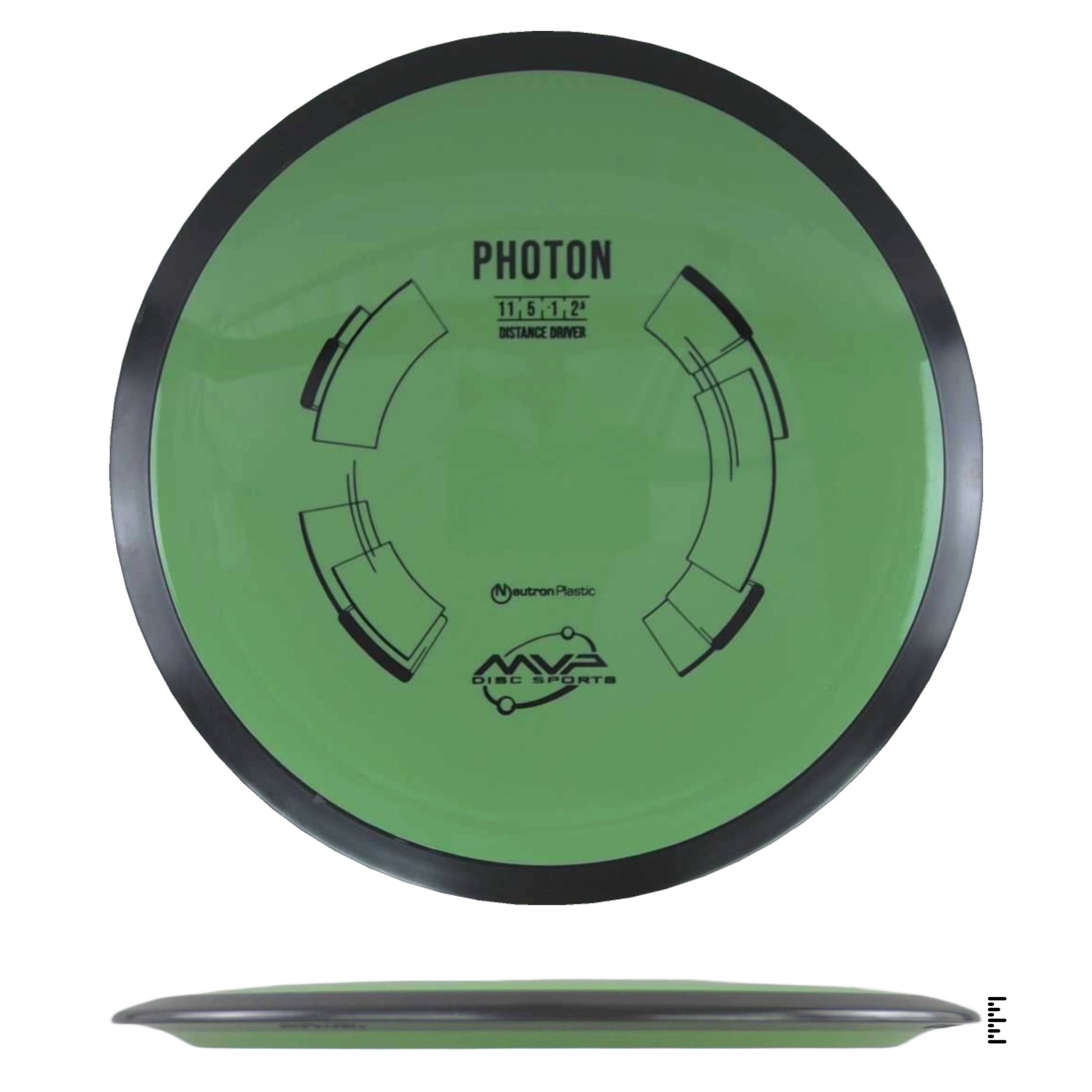 MVP Disc Sports Neutron Photon - Dark Green - Powergrip USA