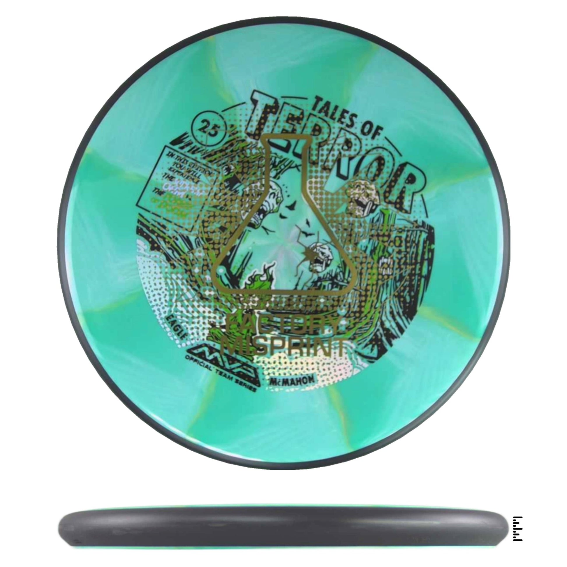 MVP Disc Sports Cosmic Neutron Ohm Factory Misprint - Turquoise - Powergrip USA