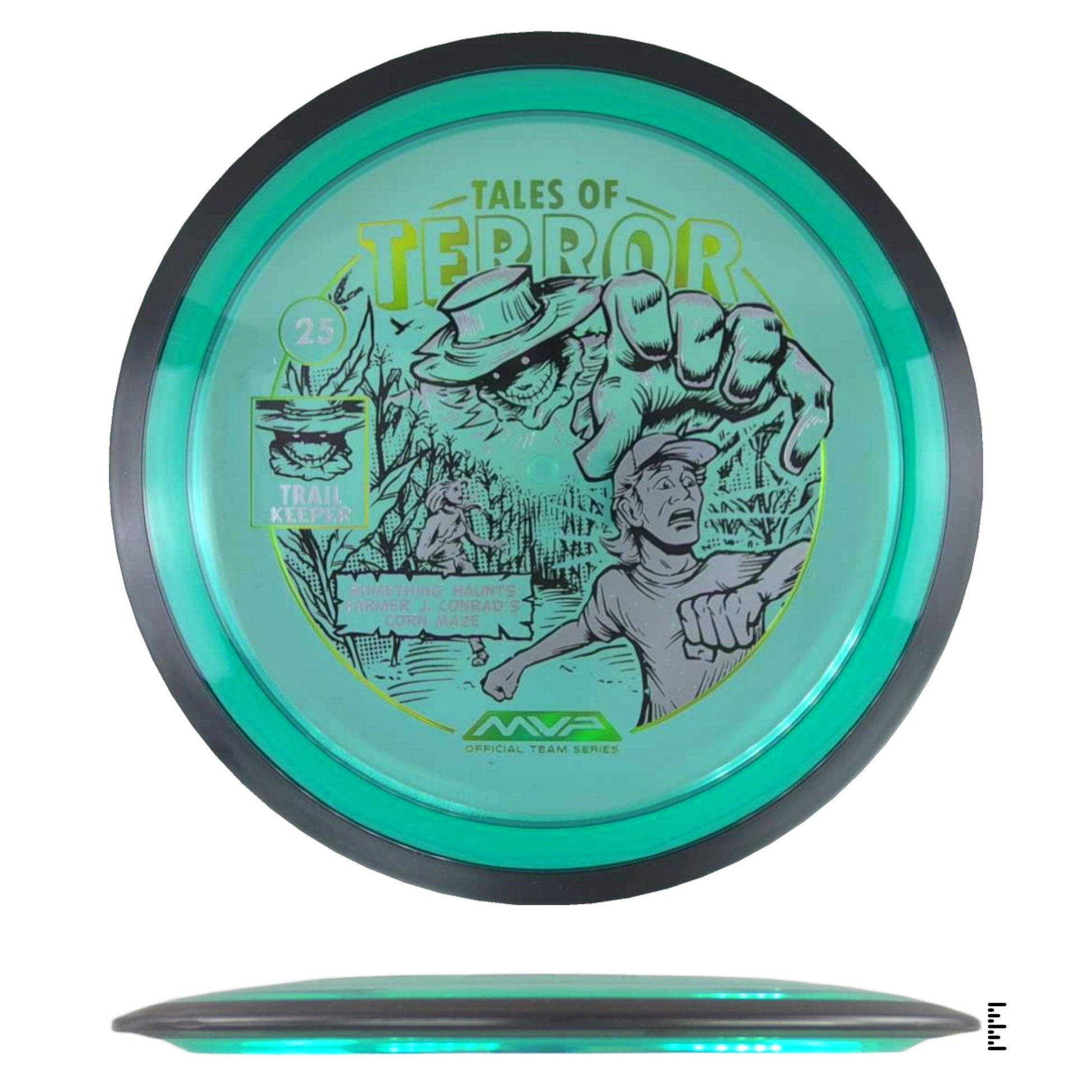 MVP Disc Sports Proton Trail - 2025 Halloween Special Edition - Dark Turquoise - Powergrip USA